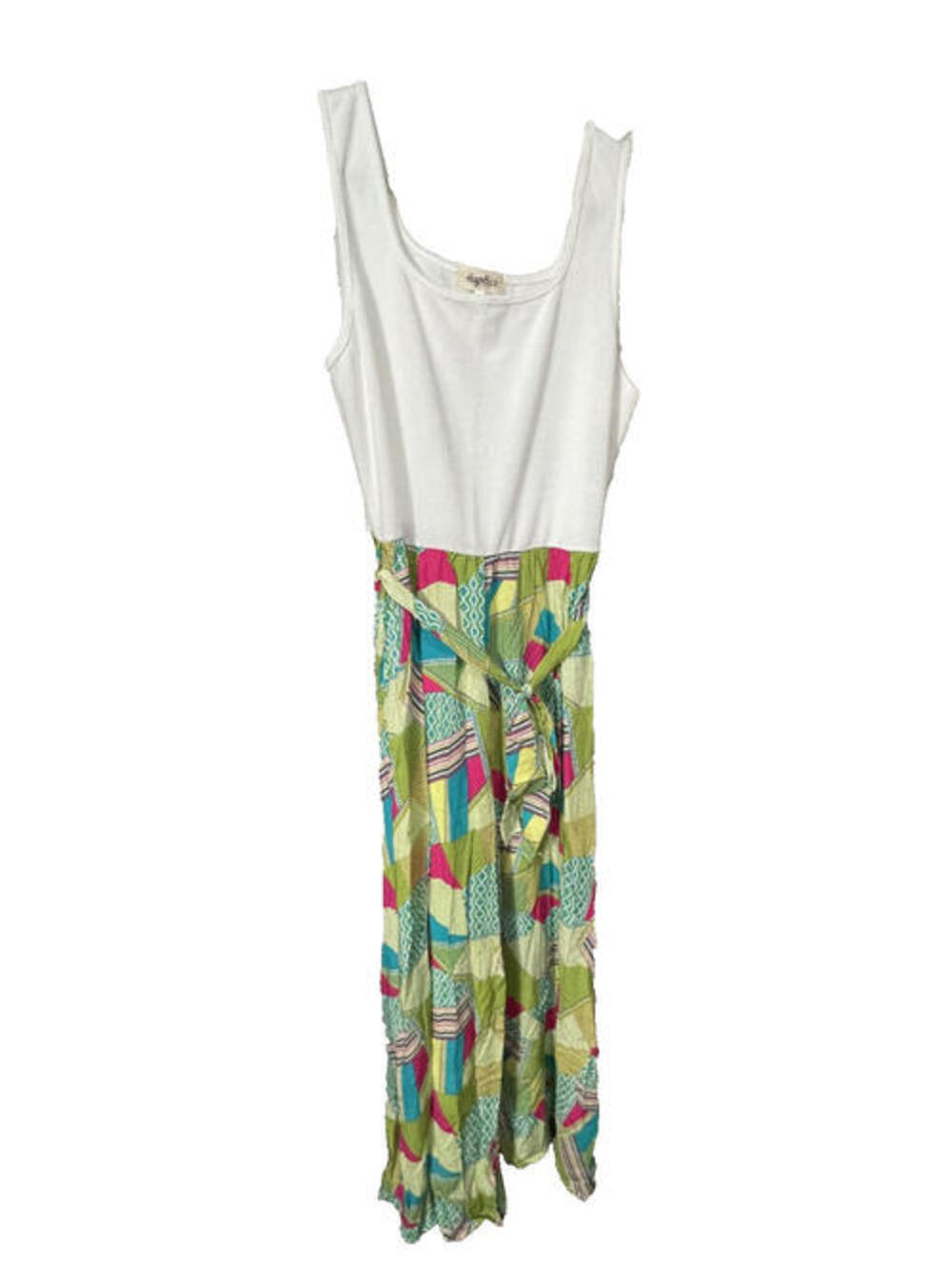 Haptics Women’s Wide Leg Jumpsuit Romper Geometric Pattern Colorful 3X Retro